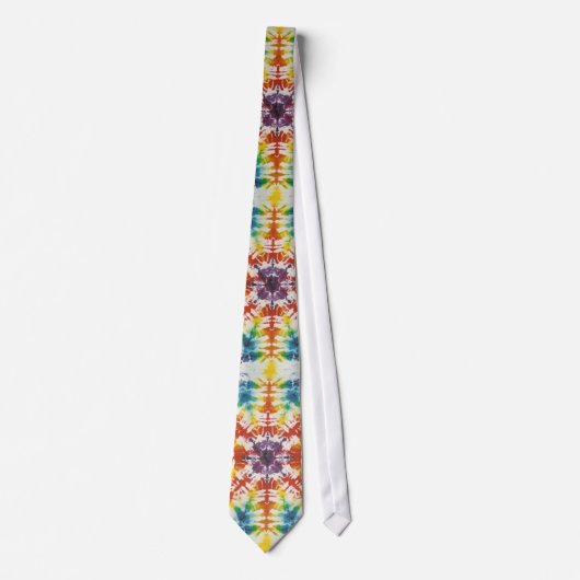 Tied Dye Psychedelischer Funk-Schlips Krawatte (Vorderseite)