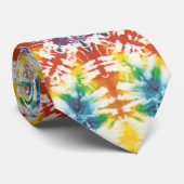 Tied Dye Psychedelischer Funk-Schlips Krawatte (Gerollt)