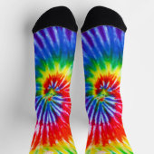 Tiedye-Buntfarben-Socken Socken (Oben)