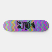Tiedye-Crazy-Chevron Skateboard (Horizontal)