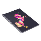 Tiedye-Einhorn Notizblock (Rechte Seite)
