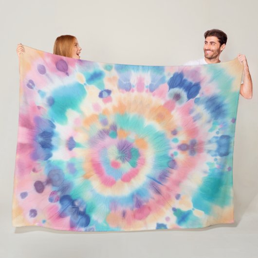 Tiedye Fleecedecke (Beispiel)