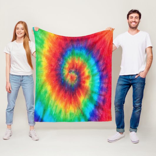 Tiedye Fleecedecke (Beispiel)