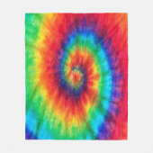 Tiedye Fleecedecke (Vorderseite)