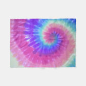 tiedye Fleecedecken-Regenbogenspirale Fleecedecke (Vorderseite (Horizontal))