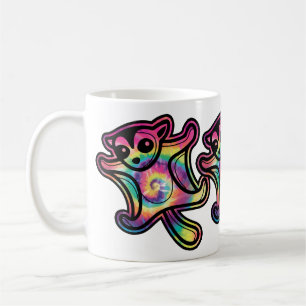 Tiedye-Fliegender-Sugar-Gleiter Kaffeetasse