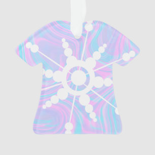 Tiedye-Flüssigkeit Retro Groovy Ornament