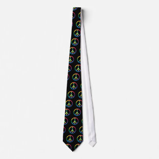 Tiedye-Friedenszeichen-Tie Krawatte