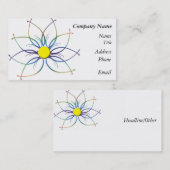 TieDye Gänseblümchen Visitenkarte (Vorne/Hinten)