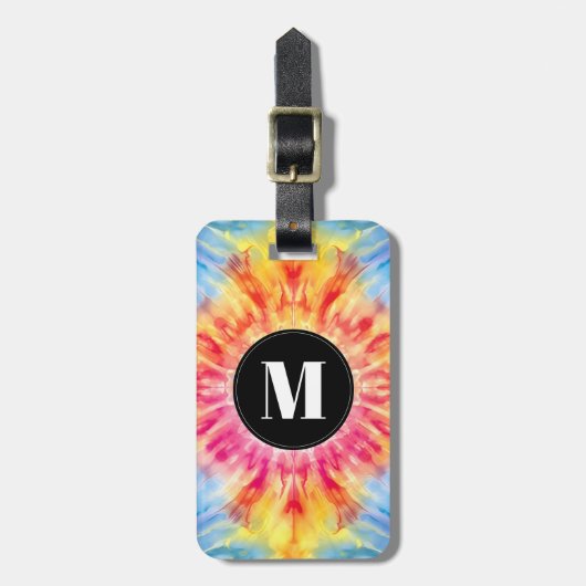 Tiedye-Gepäckanhänger Gepäckanhänger (Vorderseite vertikal)