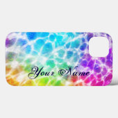 Tiedye Hippie Wavy Regenbogeneffekt Case-Mate iPhone Hülle (Rückseite (Horizontal))