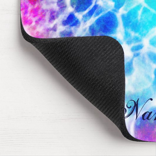 Tiedye Hippie Wavy Regenbogeneffekt Mousepad (Ecke)