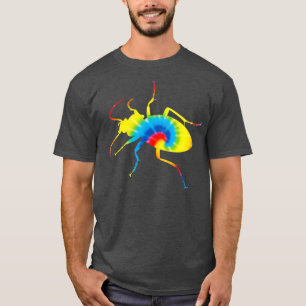 Tiedye-Käfer Regenbogen-Druck Marienkäfer Hippie-G T-Shirt
