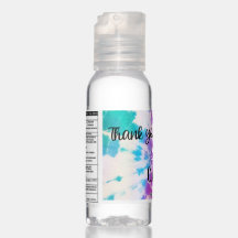 Tiedye Mädchen Geburtstag Handdesinfektionsmittel 