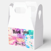 Tiedye Mädchen Geburtstags-Gefälligkeitsbox Geschenkschachtel (Geöffnet)