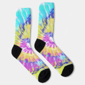 Tiedye Mehrfarben Socke (Rechts)