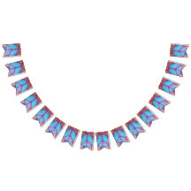 tiedye Partyflaggenfahne Friedenszeichen