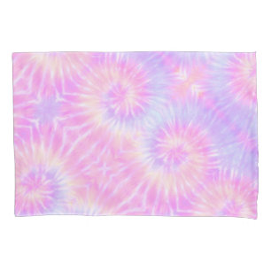 Tiedye Pastel Rainbow Spiral Hippie Gefärbte Krawa Kissenbezug
