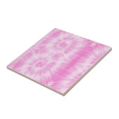 Tiedye Pink Spiral Hippie Gefärbte Krawatte Fliese (Seite)