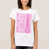 Tiedye Pink Spiral Hippie Tie Dye T-Shirt (Vorderseite)