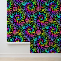Tiedye Retro Hippie Blume Muster farbenfroh floral