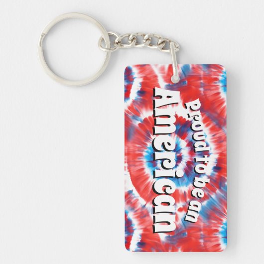 Tiedye Schlüsselanhänger (Vorderseite)