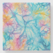 Tiedye Steinuntersetzer (Vorderseite)