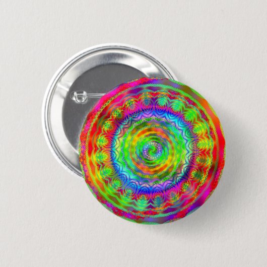 Tiedye Target Button (Vorne & Hinten)