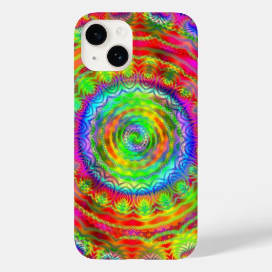 Tiedye Target Case-Mate iPhone Hülle (Rückseite)