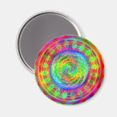 Tiedye Target Magnet (Vorderseite/Rückseite)
