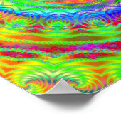 Tiedye Target Poster (Ecke)
