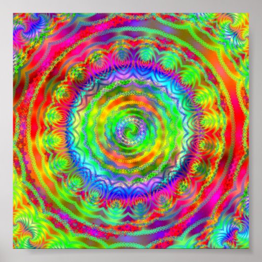 Tiedye Target Poster (Vorne)