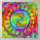Tiedye Target Poster (Vorne)