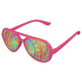 Tiedye Target Sonnenbrille (Schrägansicht)