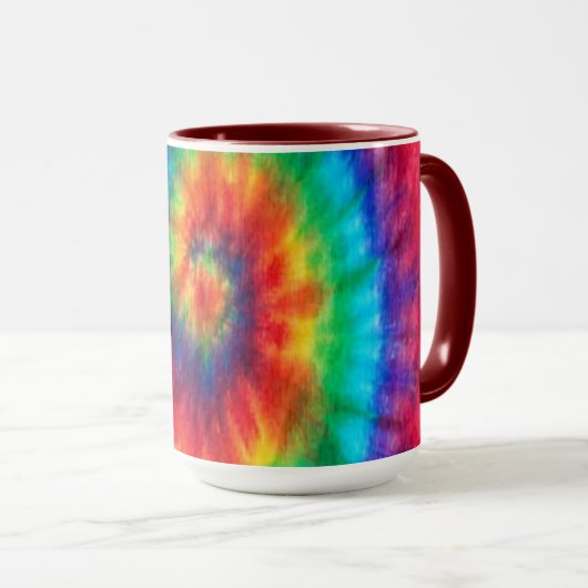 Tiedye Tasse (VorderseiteRechts)