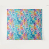 Tiedye Wandteppich (Vorderseite (Horizontal))