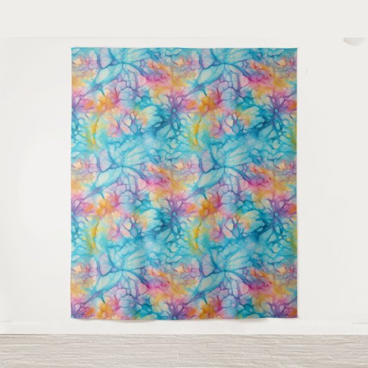 Tiedye Wandteppich (Vorderseite)