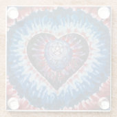 TieDyeHeart Glasuntersetzer (Rückseite)