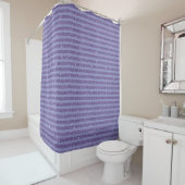 Tief Amethyst Glitter Style Horizontale Streifen Duschvorhang (Beispiel)