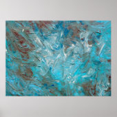 Tief Aquamarin Poster (Vorne)