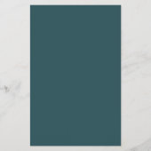Tief Aquamarine Solid Color Flyer (Hinten)