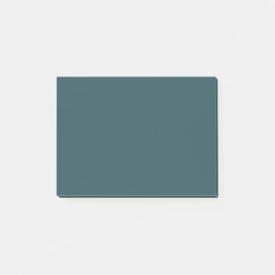 Tief Aquamarine Solid Color Post-it Klebezettel