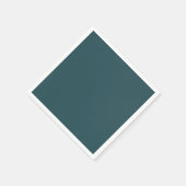 Tief Aquamarine Solid Color Serviette (Ecke)