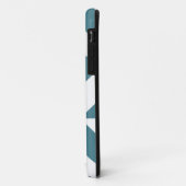 Tief Aquamarines Green Geometric Deko Cube Pattern Case-Mate iPhone Hülle (Hinten/Links)