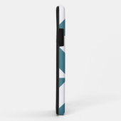Tief Aquamarines Green Geometric Deko Cube Pattern Case-Mate iPhone Hülle (Hinten/Rechts)