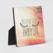 Tief atmen fotoplatte (Vorderseite)