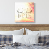 Tief atmen leinwanddruck (Insitu (Schlafzimmer))