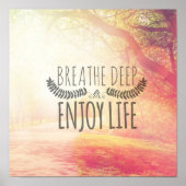 Tief atmen poster (Vorne)