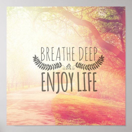 Tief atmen poster (Vorne)