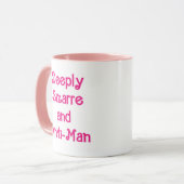 Tief Bizarre und Anti-Man Tasse (Vorderseite Links)